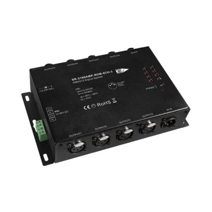 8-Way RDM Enabled DMX Splitter