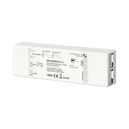DALI+Push+Phase Cut+0/1-10V LED Dimmer