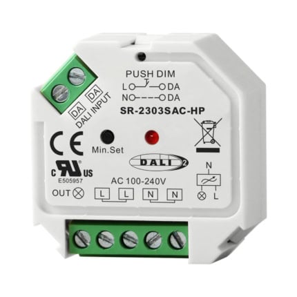 DALI+Push AC Phase Cut Dimmer